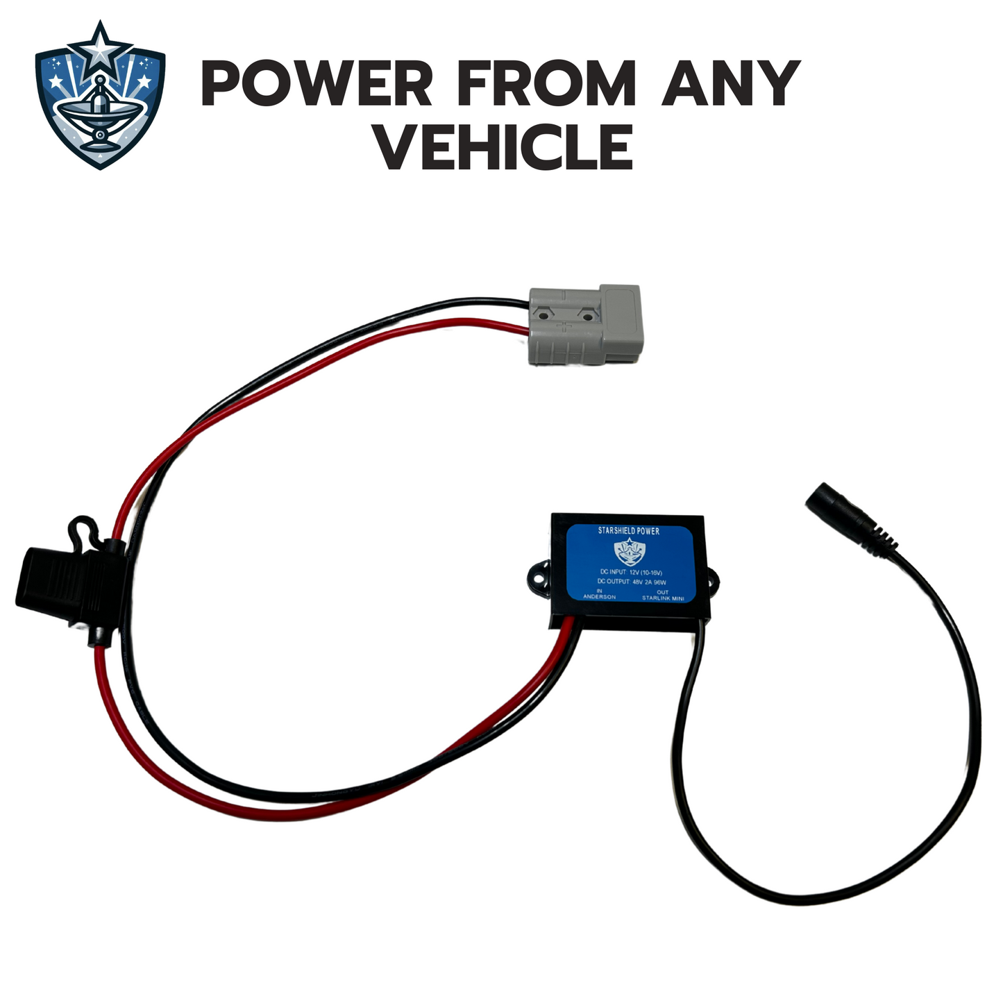 12V Starlink Mini Power Adapter - Anderson Plug