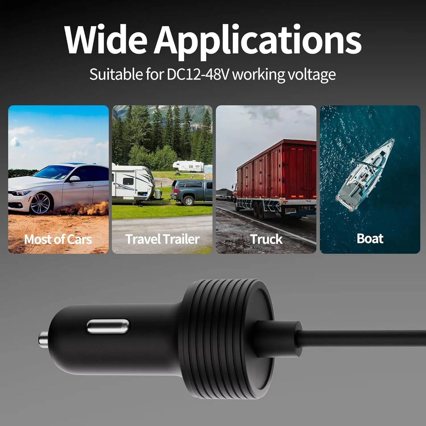 12-24V Power Cable for Starlink Mini