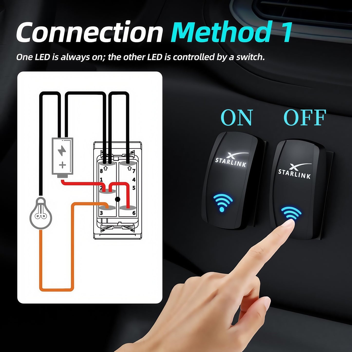 StarShield 12V/24V Power Switch Kit
