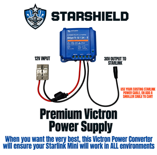 StarShield Premium Starlink Mini DC Power Supply — Victron